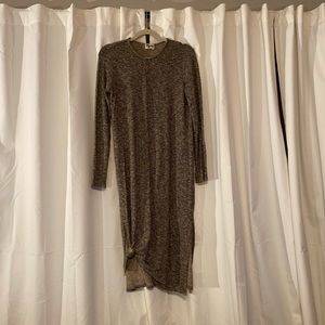 SMYM metallic sweater knit dress